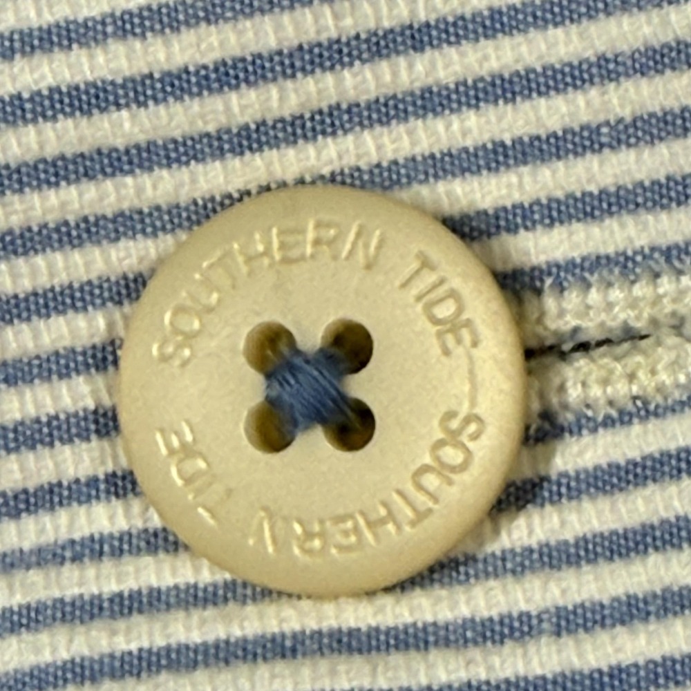 Southern Tide Skipjack Shorts Mens 36 Seersucker Striped Flat Front Preppy - Picture 5 of 11
